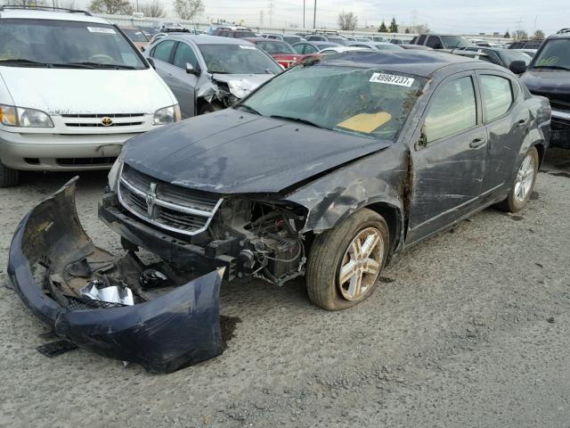 1B3LC56J88N216390 - 2008 DODGE AVENGER SX BLUE photo 2