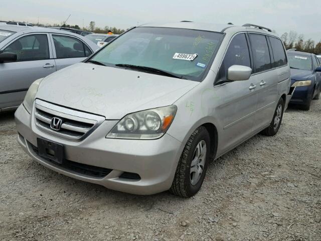 5FNRL38447B403577 - 2007 HONDA ODYSSEY EX GOLD photo 2