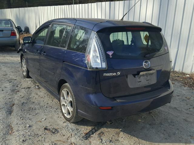 JM1CR293580322365 - 2008 MAZDA 5 BLUE photo 3