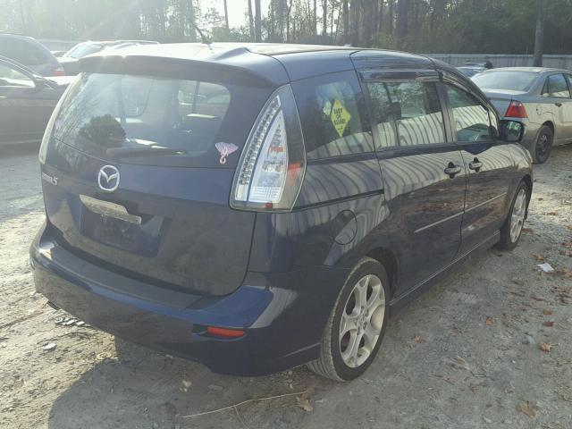 JM1CR293580322365 - 2008 MAZDA 5 BLUE photo 4