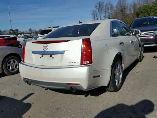 1G6DM577780124691 - 2008 CADILLAC CTS CREAM photo 4