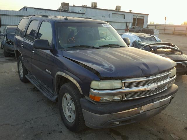 1GNEC13T53R249734 - 2003 CHEVROLET TAHOE C150 BLUE photo 1