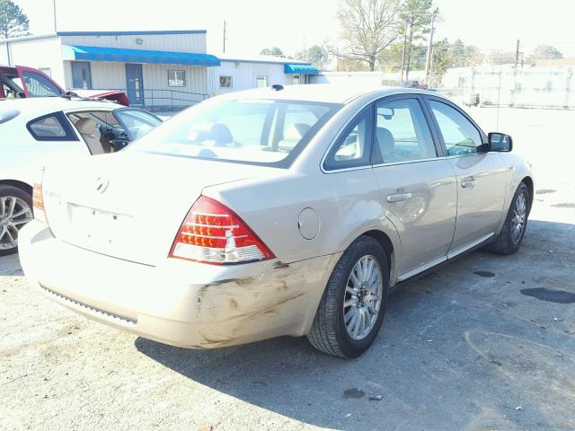1MEHM42107G614972 - 2007 MERCURY MONTEGO PR 金色 照片 4