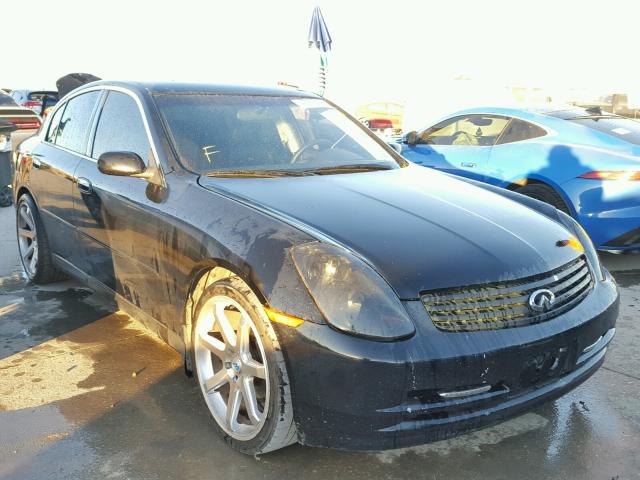 JNKCV51E24M600375 - 2004 INFINITI G35 BLACK photo 1