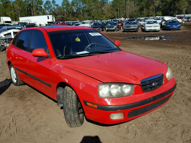 KMHDN55D31U024889 - 2001 HYUNDAI ELANTRA GL RED photo 1