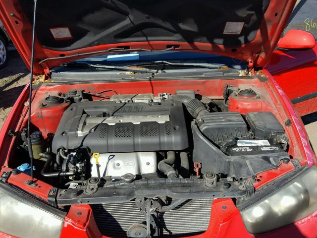 KMHDN55D31U024889 - 2001 HYUNDAI ELANTRA GL RED photo 7