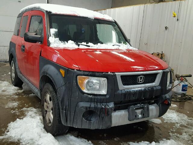 5J6YH28605L030499 - 2005 HONDA ELEMENT EX RED photo 1