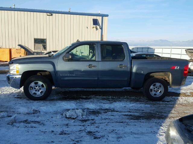 3GCPKSE7XCG103484 - 2012 CHEVROLET SILVERADO BLUE photo 9