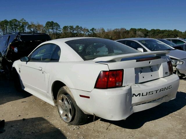 1FAFP40614F136180 - 2004 FORD MUSTANG WHITE photo 3