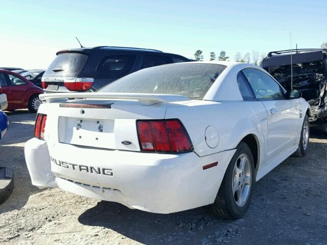 1FAFP40614F136180 - 2004 FORD MUSTANG WHITE photo 4