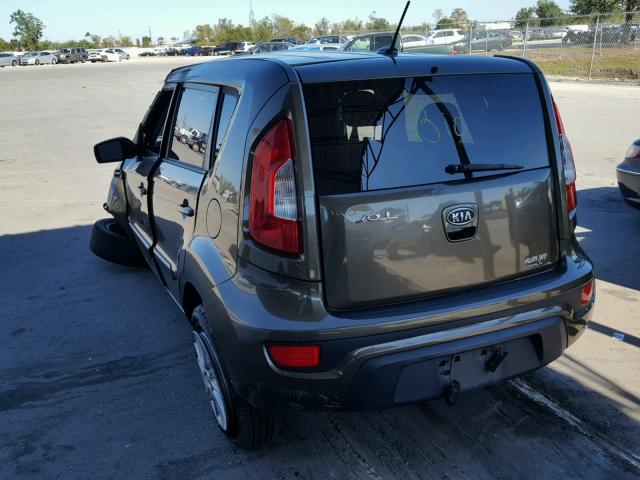 KNDJT2A62C7480659 - 2012 KIA SOUL + BROWN photo 3