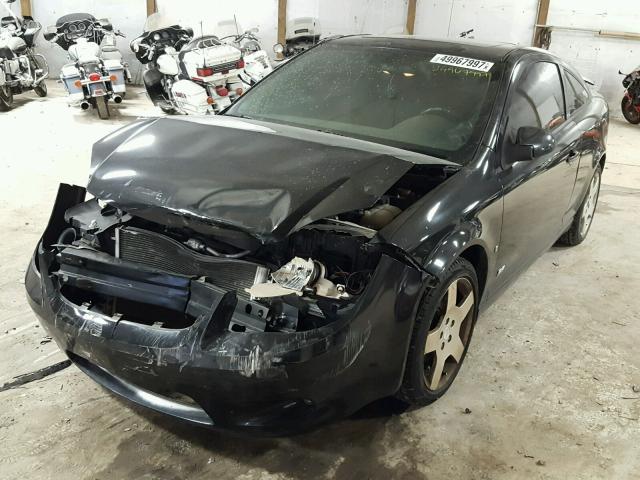 1G1AM15B467660463 - 2006 CHEVROLET COBALT SS BLACK photo 2