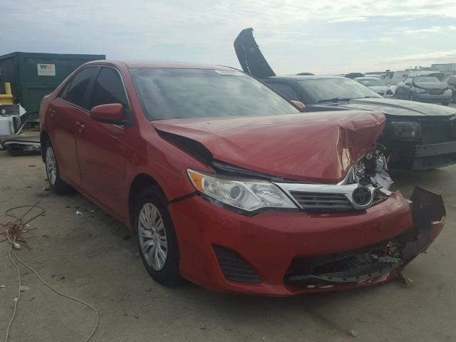 4T4BF1FK2CR159283 - 2012 TOYOTA CAMRY BASE RED photo 1