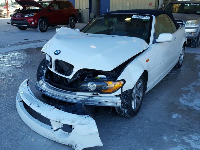 WBABW33494PL29488 - 2004 BMW 325 CI WHITE photo 2