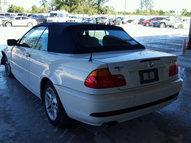 WBABW33494PL29488 - 2004 BMW 325 CI WHITE photo 3