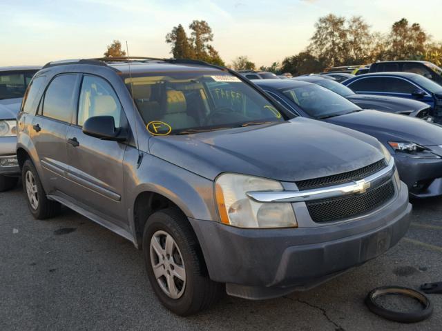 2CNDL13F256172362 - 2005 CHEVROLET EQUINOX LS GRAY photo 1