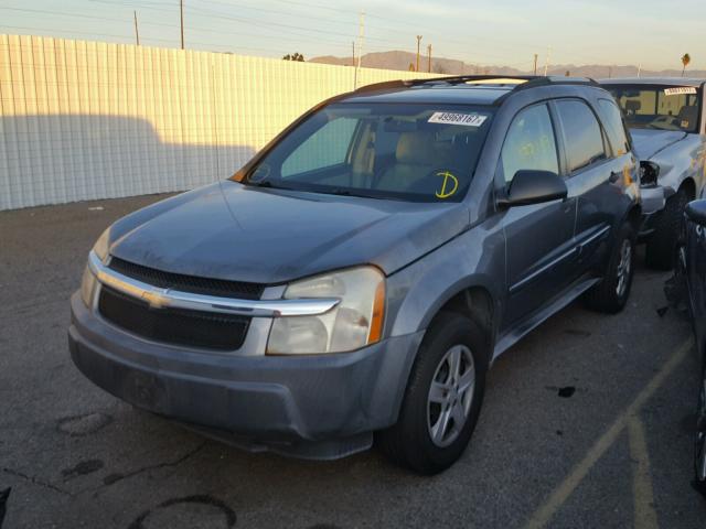 2CNDL13F256172362 - 2005 CHEVROLET EQUINOX LS GRAY photo 2