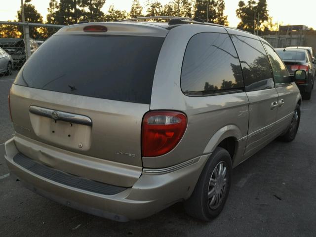 2C8GP64L95R172847 - 2005 CHRYSLER TOWN & COU GOLD photo 4