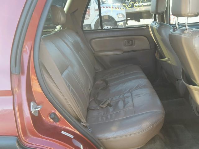 JT3GN86R120238628 - 2002 TOYOTA 4RUNNER SR RED photo 6