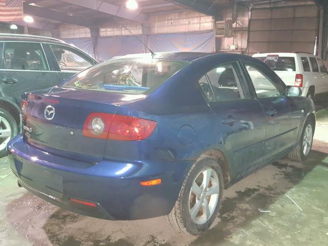 JM1BK12F641202190 - 2004 MAZDA 3 I BLUE photo 4