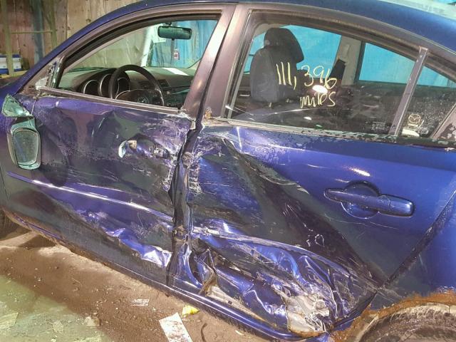 JM1BK12F641202190 - 2004 MAZDA 3 I BLUE photo 9