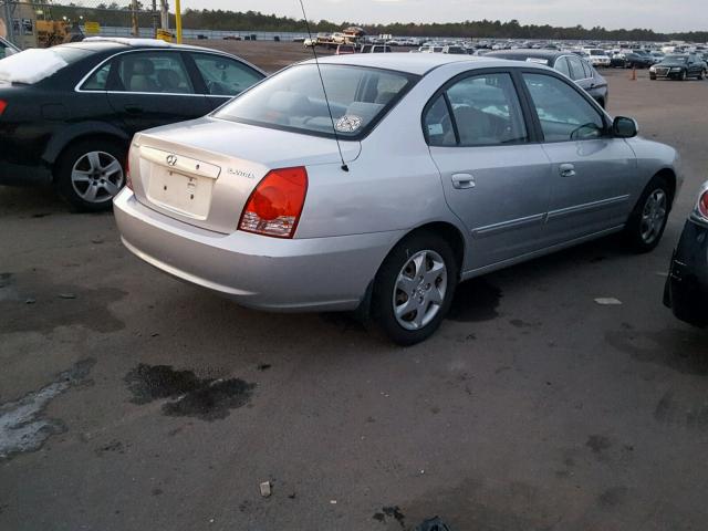 KMHDN46D15U015834 - 2005 HYUNDAI ELANTRA GL SILVER photo 4