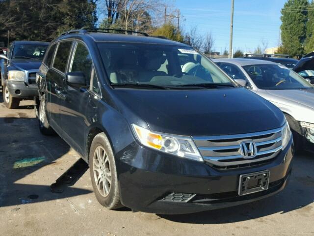 5FNRL5H43DB046030 - 2013 HONDA ODYSSEY EX BLACK photo 1