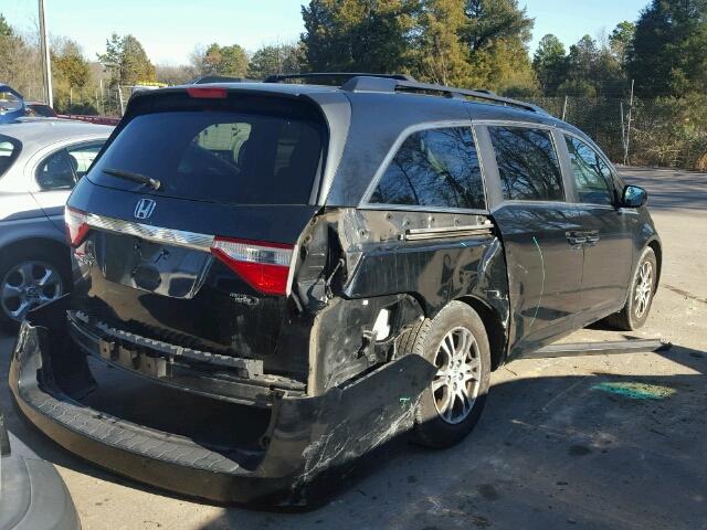 5FNRL5H43DB046030 - 2013 HONDA ODYSSEY EX BLACK photo 4