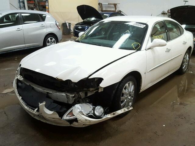 2G4WD582791234649 - 2009 BUICK LACROSSE C WHITE photo 2