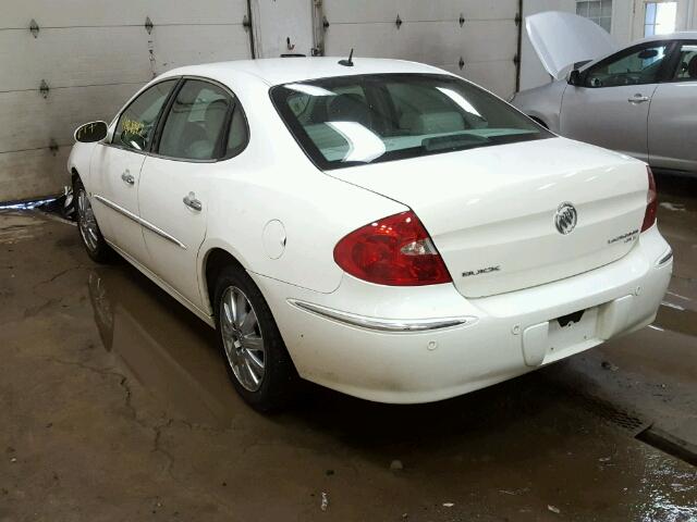 2G4WD582791234649 - 2009 BUICK LACROSSE C WHITE photo 3