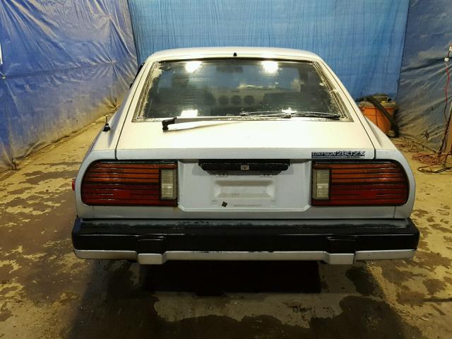 JN1HZ04S7DX571361 - 1983 DATSUN 280ZX SILVER photo 6