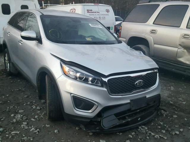 5XYPG4A30HG257501 - 2017 KIA SORENTO LX SILVER photo 1