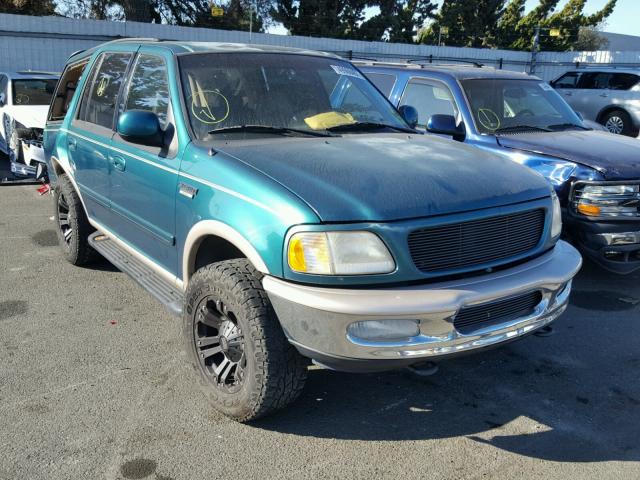 1FMFU18L7VLC26105 - 1997 FORD EXPEDITION GREEN photo 1