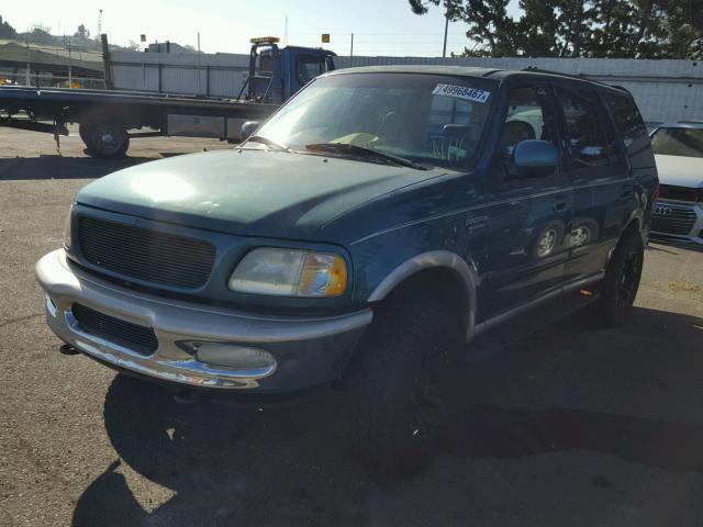 1FMFU18L7VLC26105 - 1997 FORD EXPEDITION GREEN photo 2