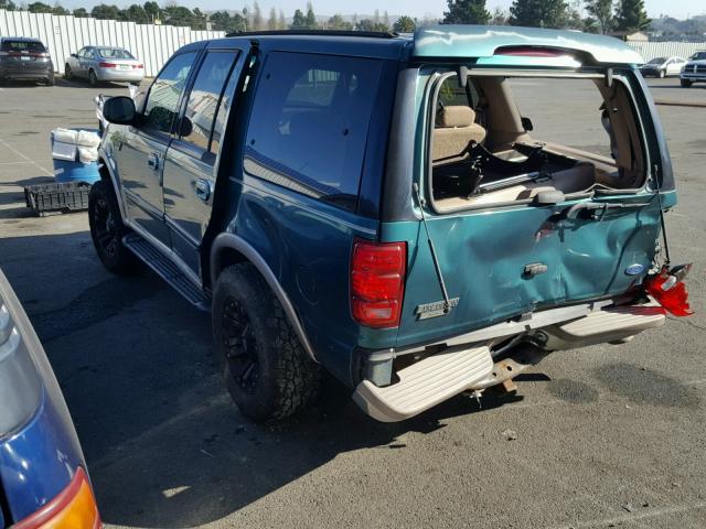 1FMFU18L7VLC26105 - 1997 FORD EXPEDITION GREEN photo 3