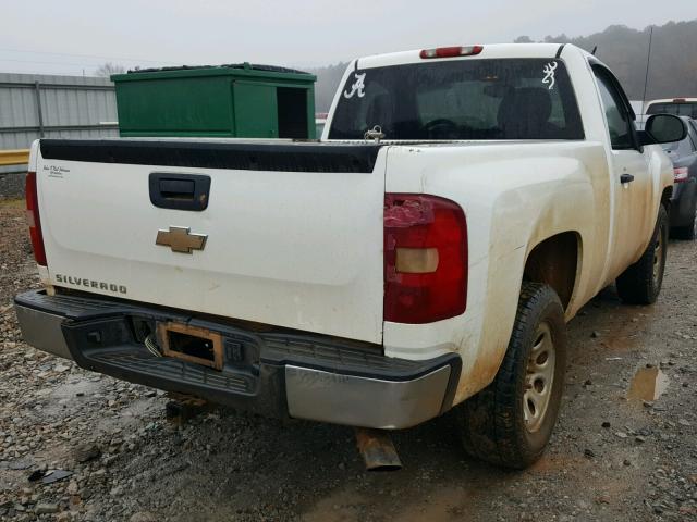 1GCEC14X48Z238872 - 2008 CHEVROLET SILVERADO WHITE photo 4