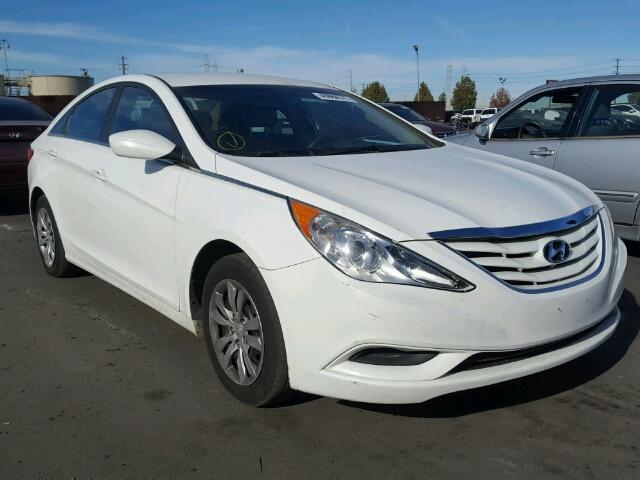 5NPEB4AC2DH589593 - 2013 HYUNDAI SONATA GLS WHITE photo 1