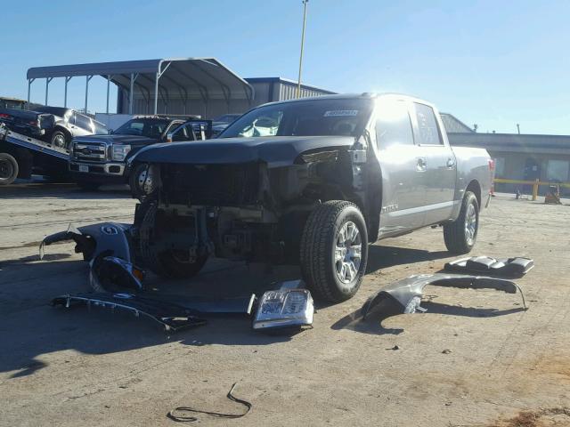 1N6AA1EK0HN537934 - 2017 NISSAN TITAN S GRAY photo 2