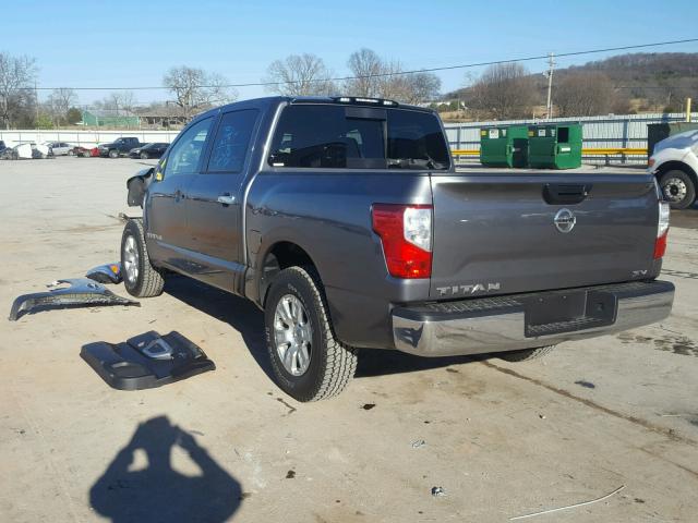 1N6AA1EK0HN537934 - 2017 NISSAN TITAN S GRAY photo 3