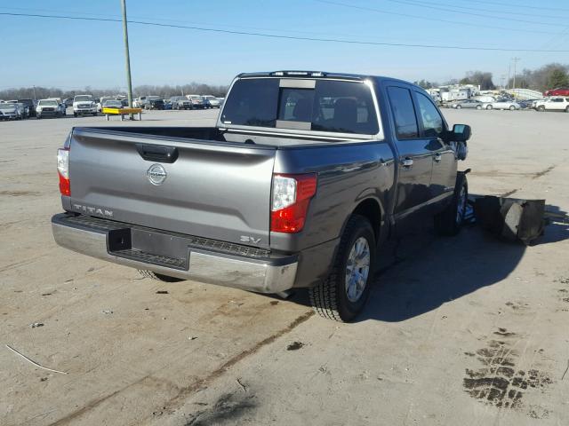 1N6AA1EK0HN537934 - 2017 NISSAN TITAN S GRAY photo 4