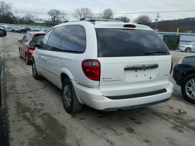 2C4GP64L45R418592 - 2005 CHRYSLER TOWN & COU WHITE photo 3