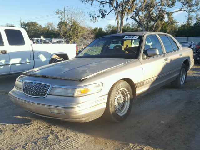 2MELM75W7SX645593 - 1995 MERCURY GRAND MARQ BEIGE photo 2