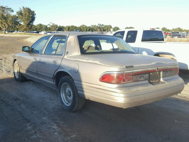 2MELM75W7SX645593 - 1995 MERCURY GRAND MARQ BEIGE photo 3