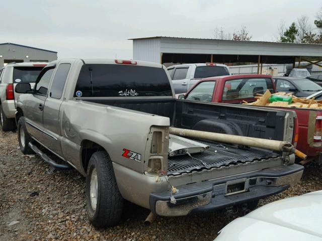 1GTEK19T23E115709 - 2003 GMC NEW SIERRA BEIGE photo 3