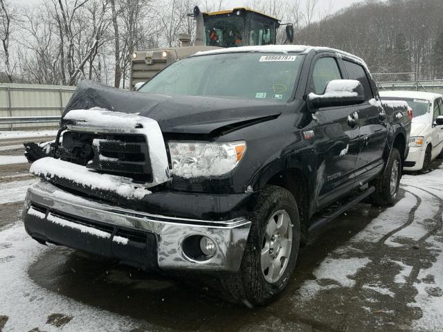 5TFDY5F12DX299978 - 2013 TOYOTA TUNDRA CRE BLACK photo 2