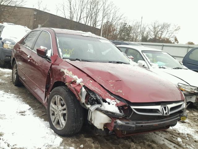 1HGCM56856A105830 - 2006 HONDA ACCORD EX RED photo 1