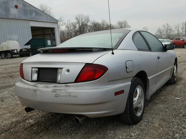 1G2JB12F837271815 - 2003 PONTIAC SUNFIRE SILVER photo 4