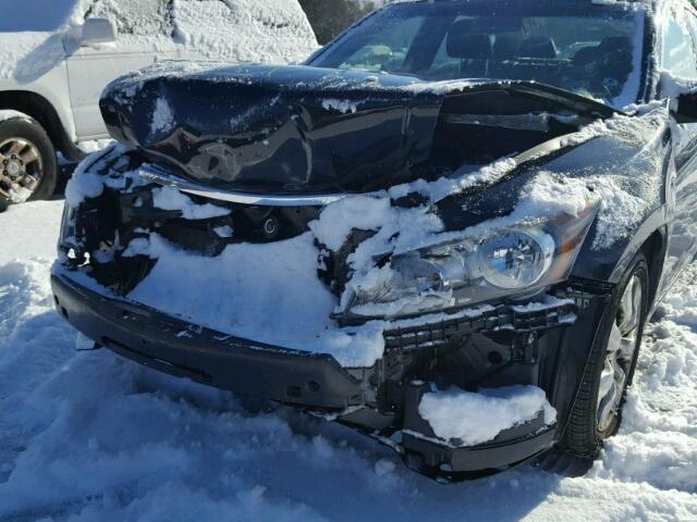 1HGCP26828A145565 - 2008 HONDA ACCORD EXL BLACK photo 9