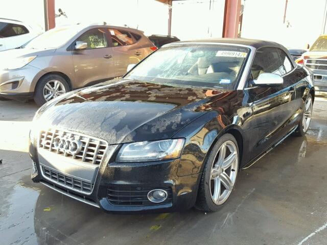 WAUVGAFH1AN025950 - 2010 AUDI S5 PRESTIG BLACK photo 2