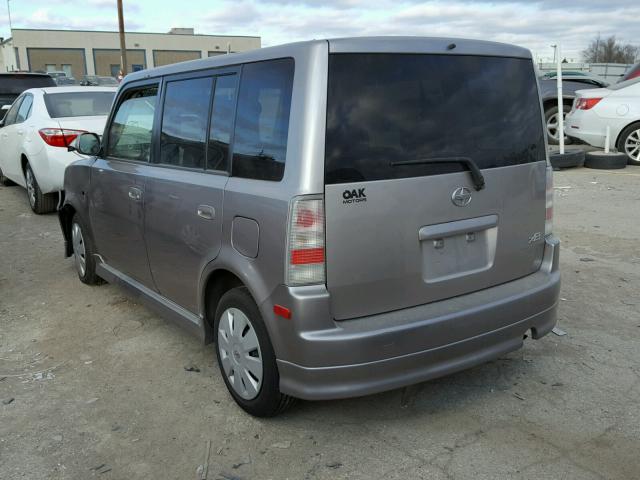 JTLKT324264102570 - 2006 TOYOTA SCION XB 银色 照片 3